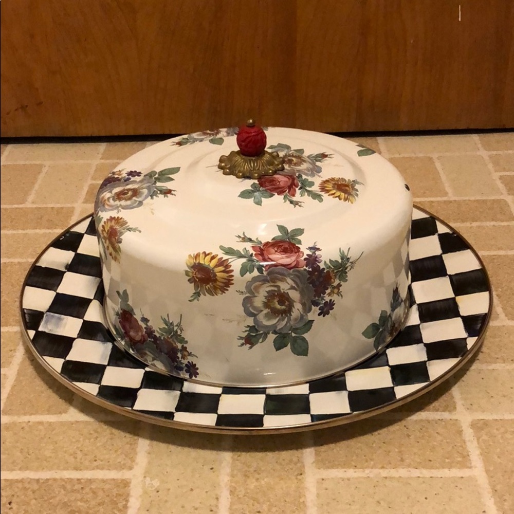 Mackenzie childs cake topper floral print